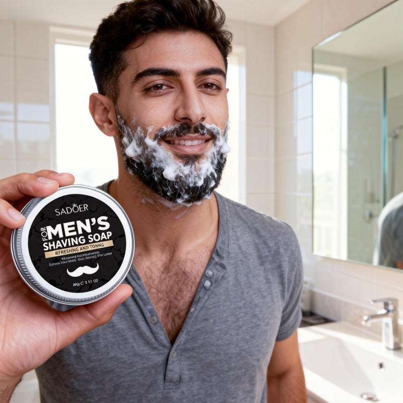 Beard Oil - Sabun Cukur Pria 60g Mengandung Ekstrak