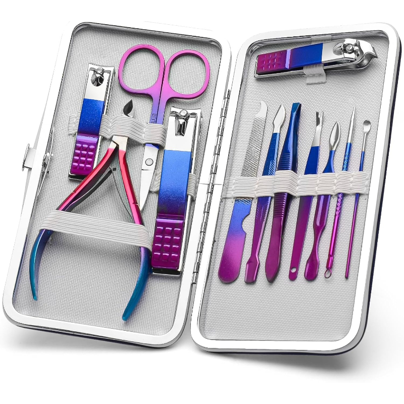 Mens Grooming Travel Kit - Set Manikur Gunting Kuku Perlengkapan Pedikur