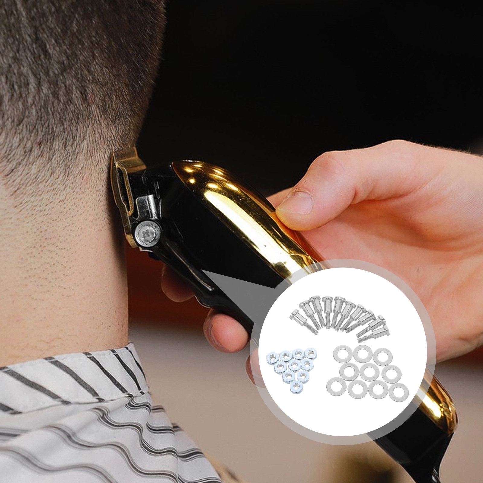 Hair Clipper - Set Sekrup untuk Perbaikan Alat Cukur
