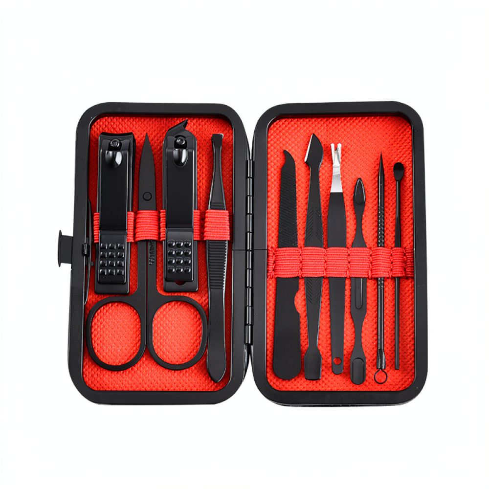Mens Grooming Travel Kit - Set Peralatan Perawatan Profesional, Gunting Kuku
