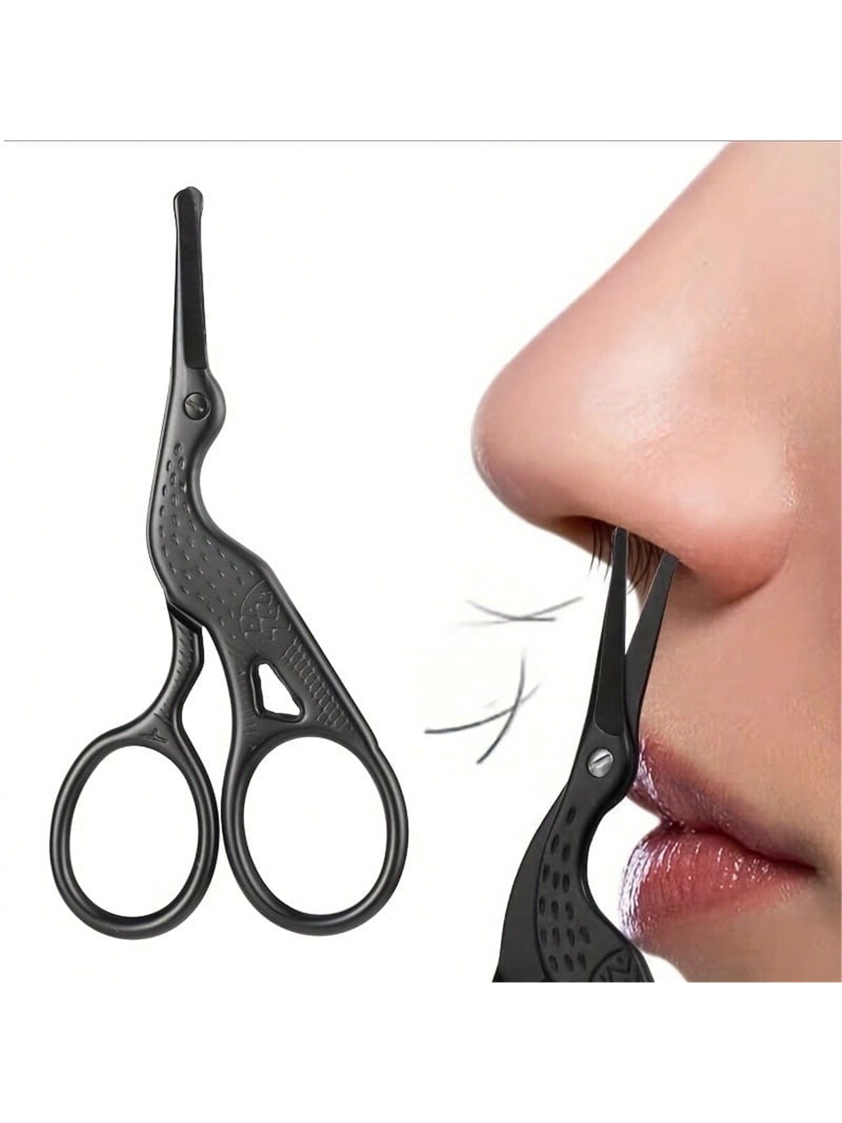 Grooming Scissors - Gunting Bulu Hidung, Pemangkas Ujung Bulat