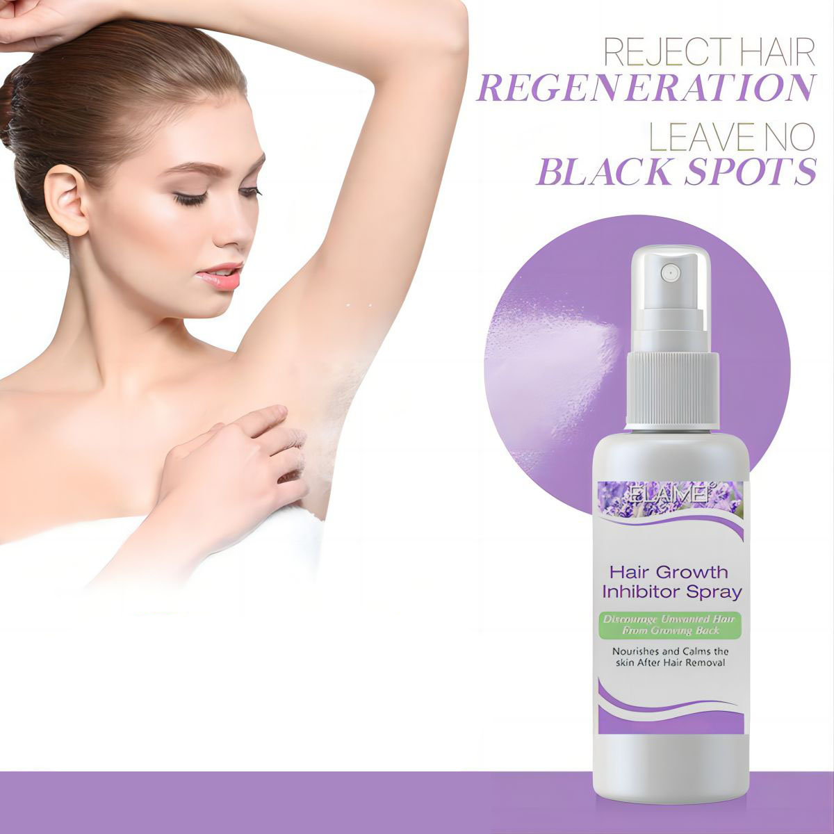 Shaving Cream - Semprotan penghilang pertumbuhan rambut permanen, Bikini