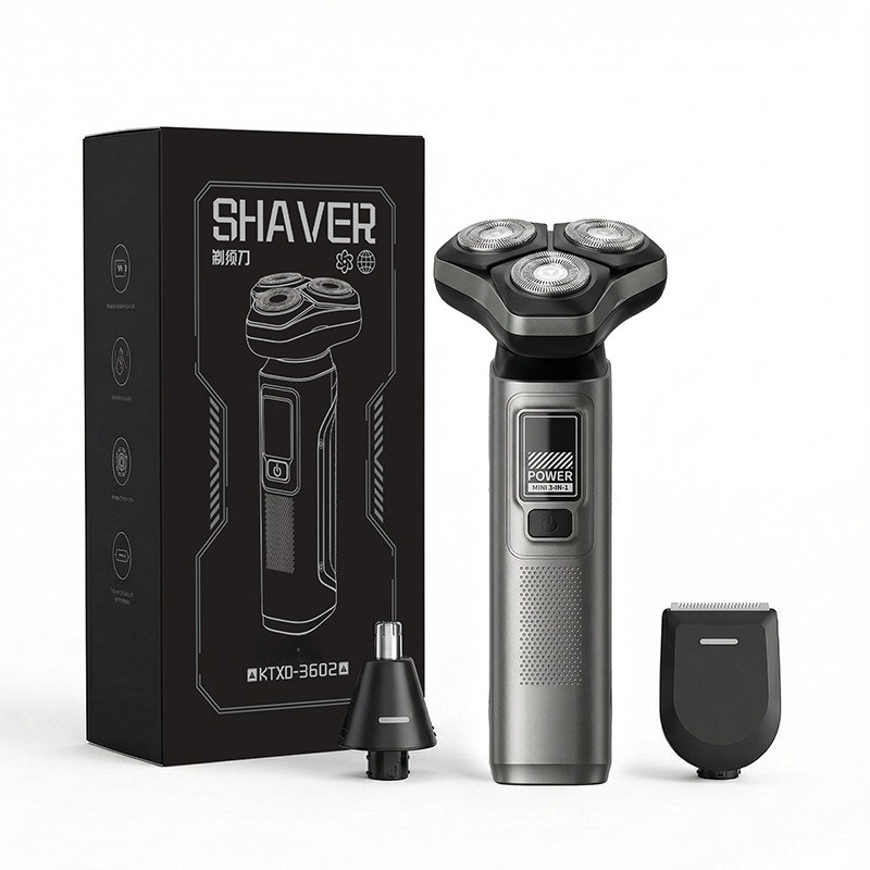 Alat Cukur Elektrik Pria 3-in- - Mens Grooming Travel Kit ulasan dan harga