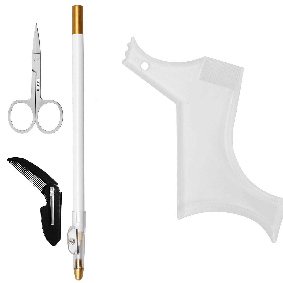 4Pcs Set Alat Penata Jenggot M - Beard Trimmer ulasan dan harga