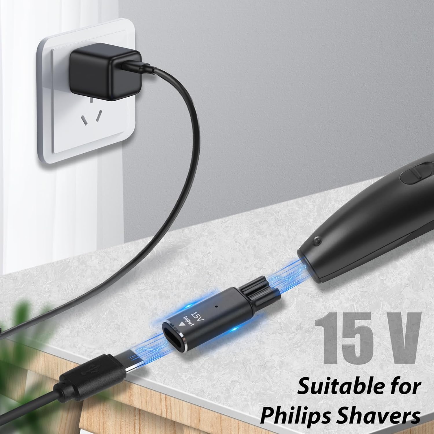 Brangdy 15V HQ8505 Tipe-C Adap - Beard Trimmer ulasan dan harga