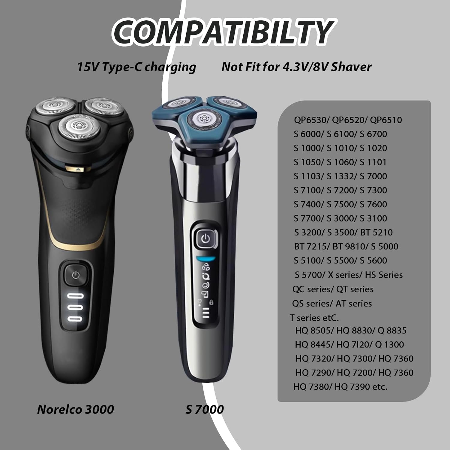 Brangdy 15V HQ8505 Tipe-C Adap - Beard Trimmer ulasan dan harga