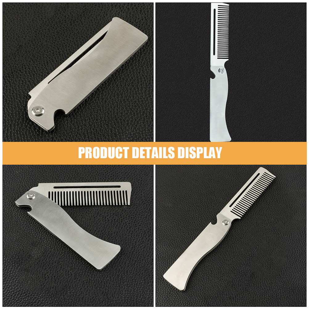 Sisir Rambut Lipat Baja Tahan  - Beard Oil ulasan dan harga