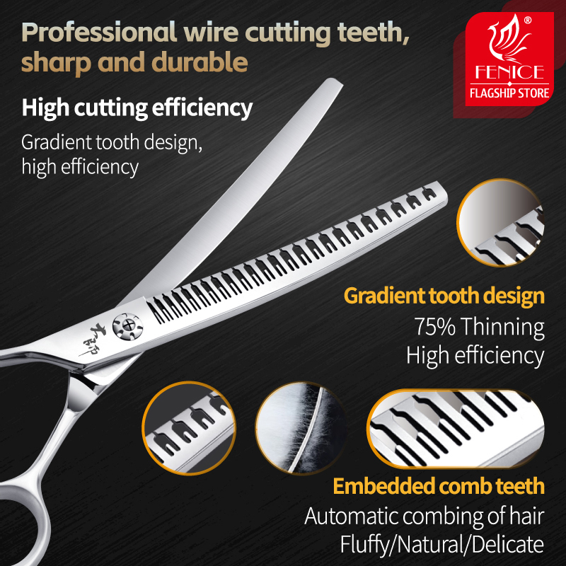 Fenice Profesional Tangan Kiri - Grooming Scissors ulasan dan harga