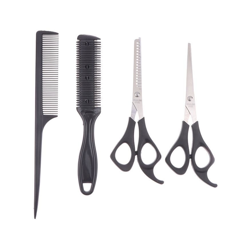 「4PCS Gunting Rambut Gunting T - Grooming Scissors ulasan dan harga