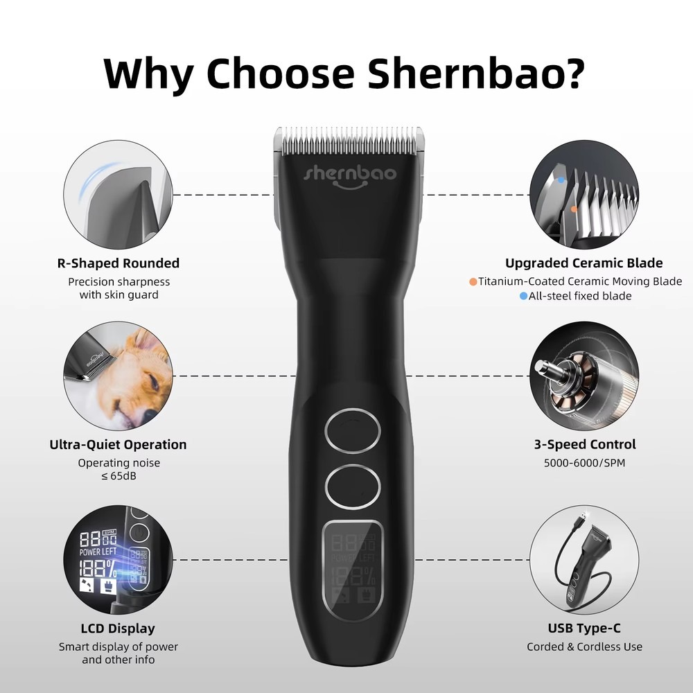 Shernbao PGC-880 Seri D, Alat  - Hair Clipper ulasan dan harga