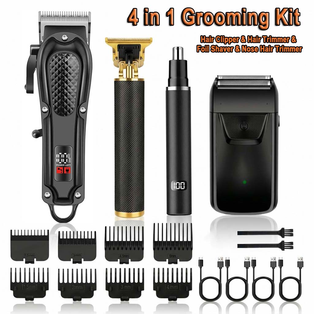 Set Alat Cukur Rambut Pria 4-i - Electric Shaver Rotary ulasan dan harga