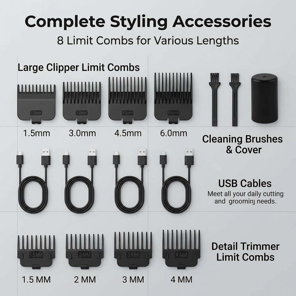 Set Alat Cukur Rambut Pria 4-i - Electric Shaver Rotary ulasan dan harga
