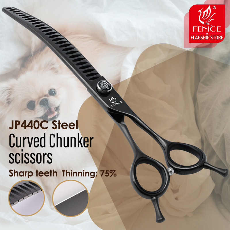 Gunting Rambut Profesional Fen - Grooming Scissors ulasan dan harga