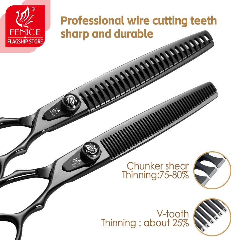 Gunting Rambut Profesional Fen - Grooming Scissors ulasan dan harga