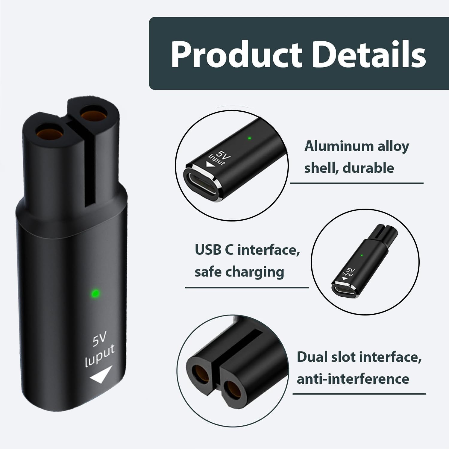Adaptor Pengisian Daya USB Tip - Beard Trimmer ulasan dan harga